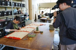 「まちがスキー」取材の様子