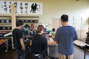 「まちがスキー」取材の様子