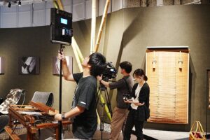 「まちがスキー」取材の様子